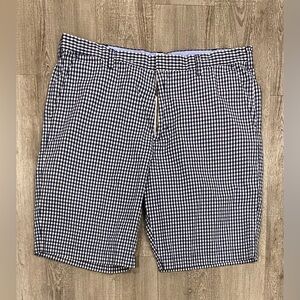 J. Crew Men's Blue  and White Gingham Swim Hybrids